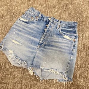 AGOLDE Dee denim short
